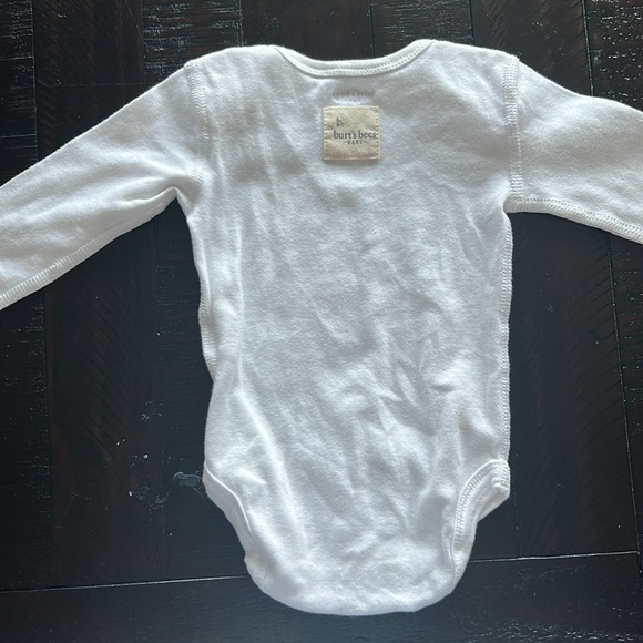 White Long Sleeve Baby Onesie - Picture 4 of 4